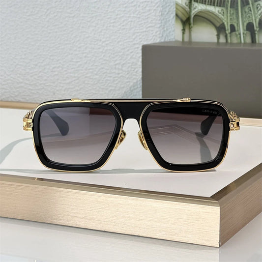 DILTA DTS403 Trendy Sunglasses for Women&men LXN-EVO Fashion UV400 Square Travel Vacation gafas de sol hombre