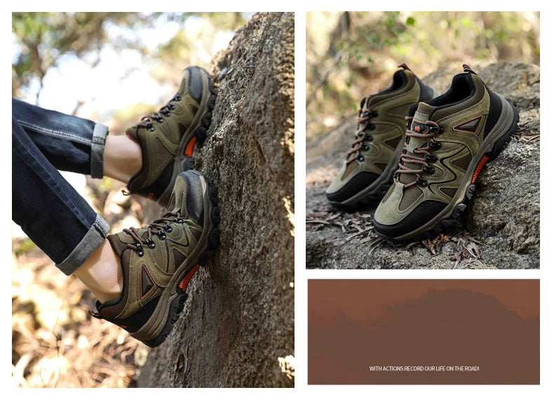 Men's Hiking Anti-velvet Outdoor Hiking Shoes Travel Hiking Sports Shoes Outdoor Sports Casual Shoes