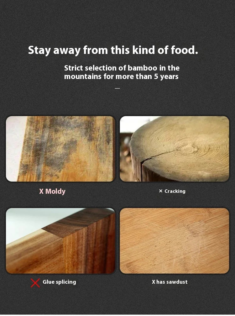 Bamboo Cutting Board – Charcuterie, Meat & Veg Prep Block