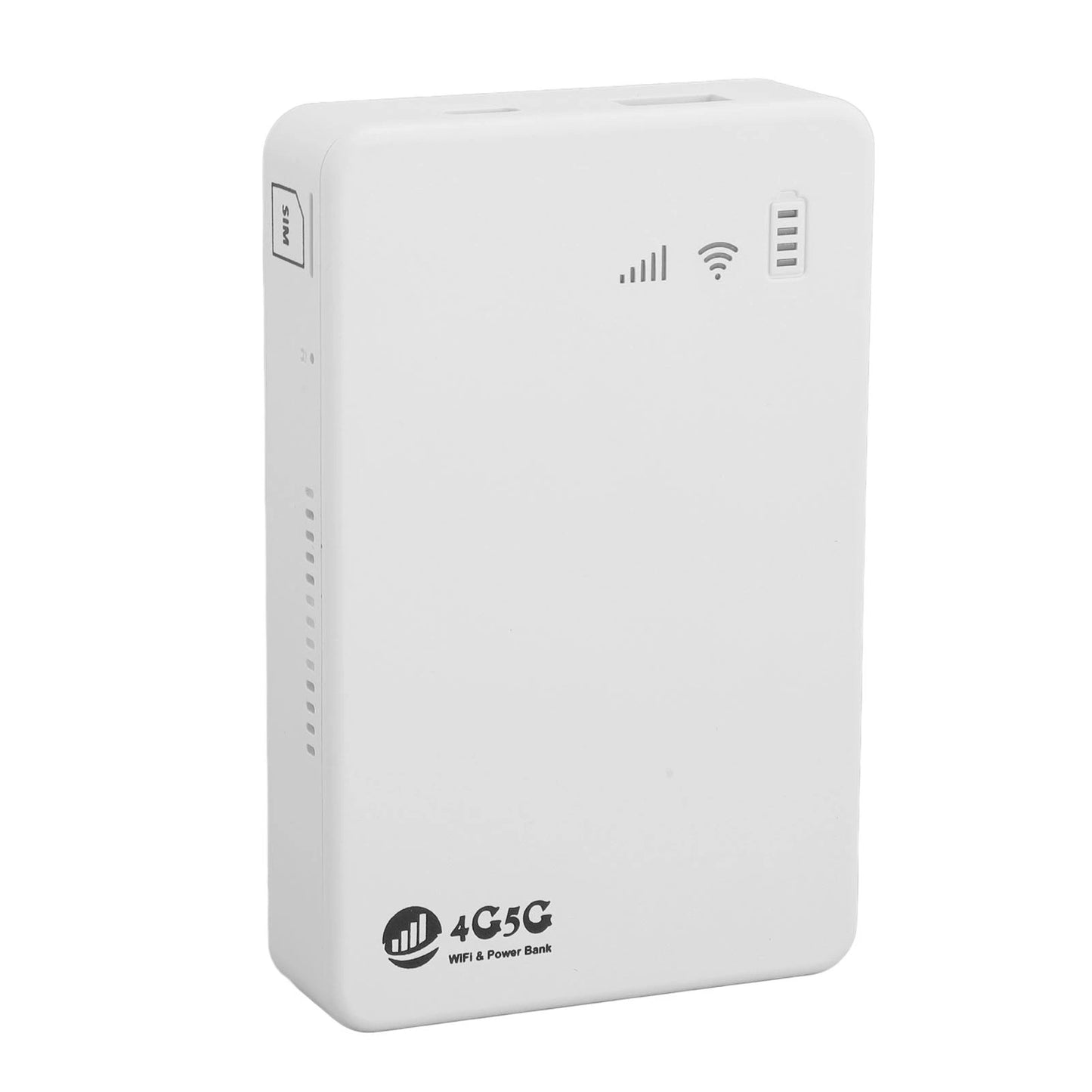 4G LTE Router Mobile WiFi Hotspot Support 10 Devices Unlocked 5G 300Mbps Simple White with SIM Card Slot for Business