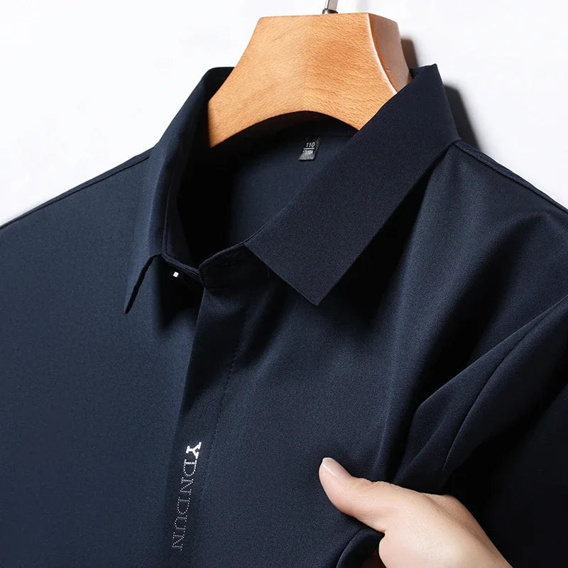 Men’s Business Casual Wrinkle-Resistant Dress Shirt – All Season