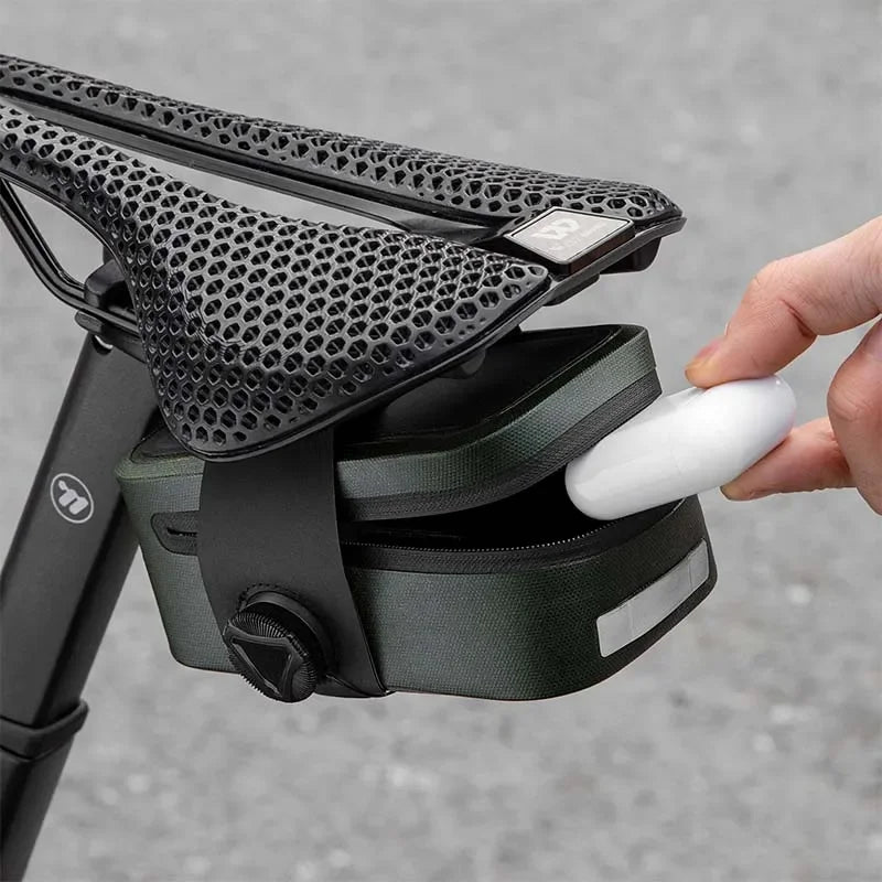 Waterproof Bike Saddle Bag – Compact 600D TPU Cycling Storage by West Biking