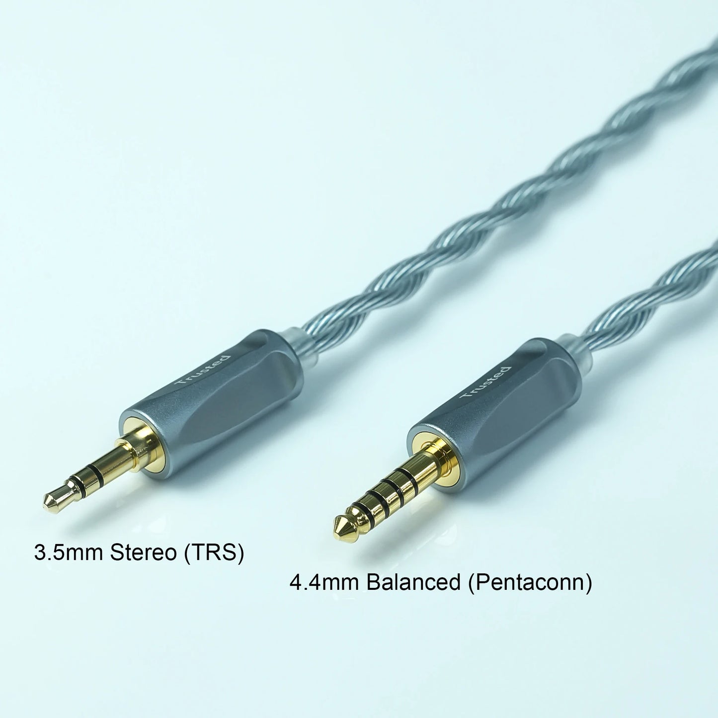 Trusted-50 LN2 Frozen 7N Pure OCC Oil-Graphene PdAg Earphone Cable 3.5mm/4.4mm Balanced MMCX/2Pin/QDC for IE900/IE600/HD600