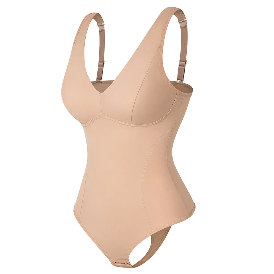 Women's Shapewear Bodysuit with Built-in Bra & Tummy Control