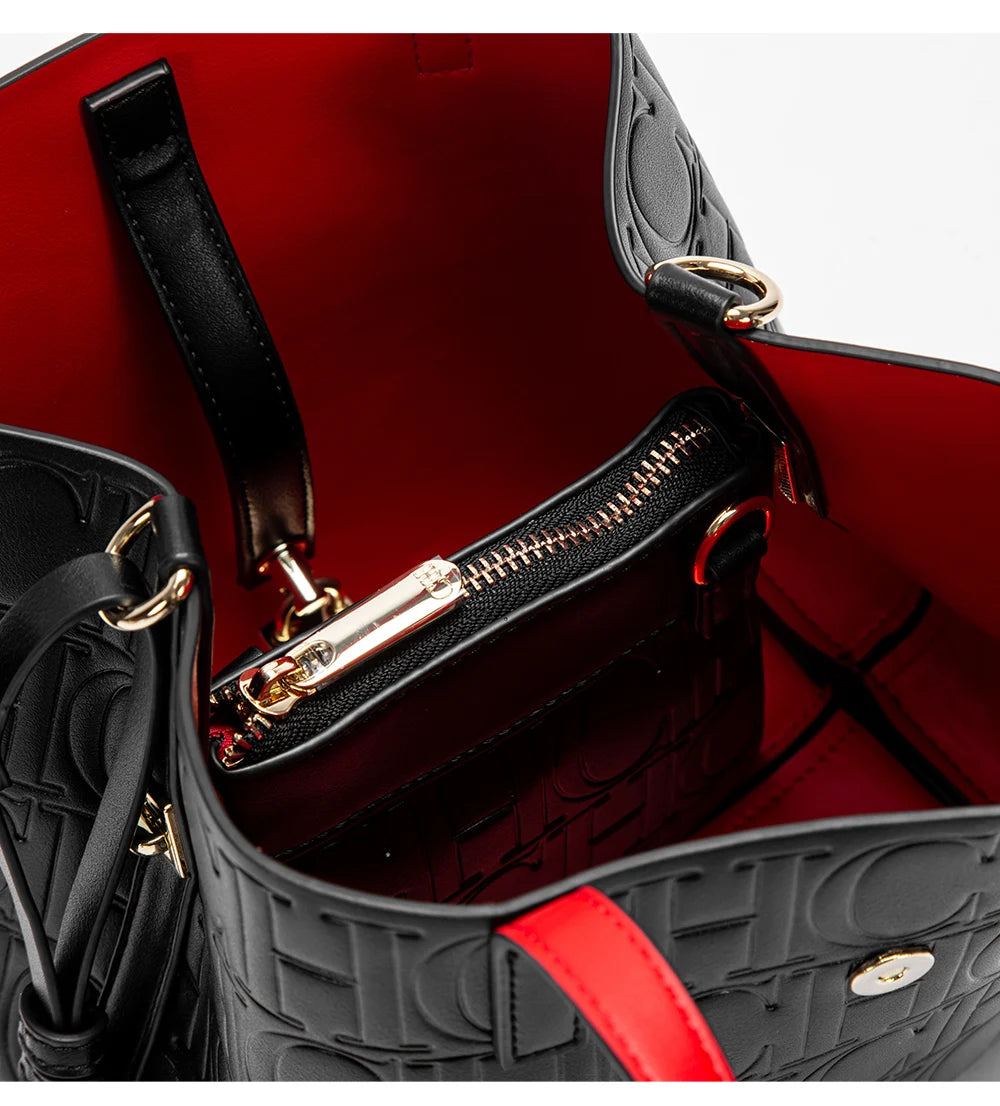 Steel Embossed PU Tote Bag – Elegant Handheld Shoulder Bag for Women