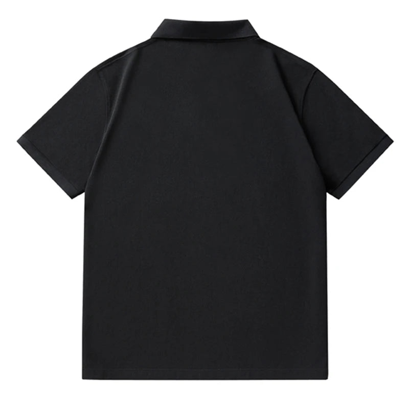 Men’s Plus Size Polo Shirt – Breathable Oversized Casual Top (1XL–7XL)
