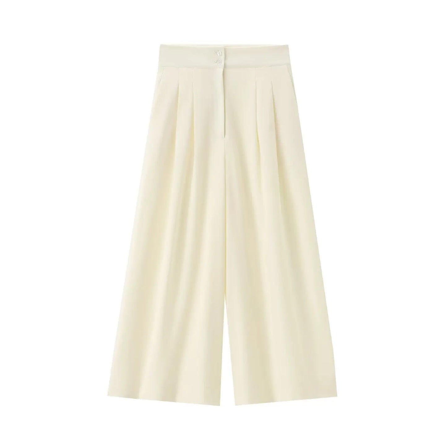 Women’s V-Neck Sleeveless Trouser Set – Summer Chic
