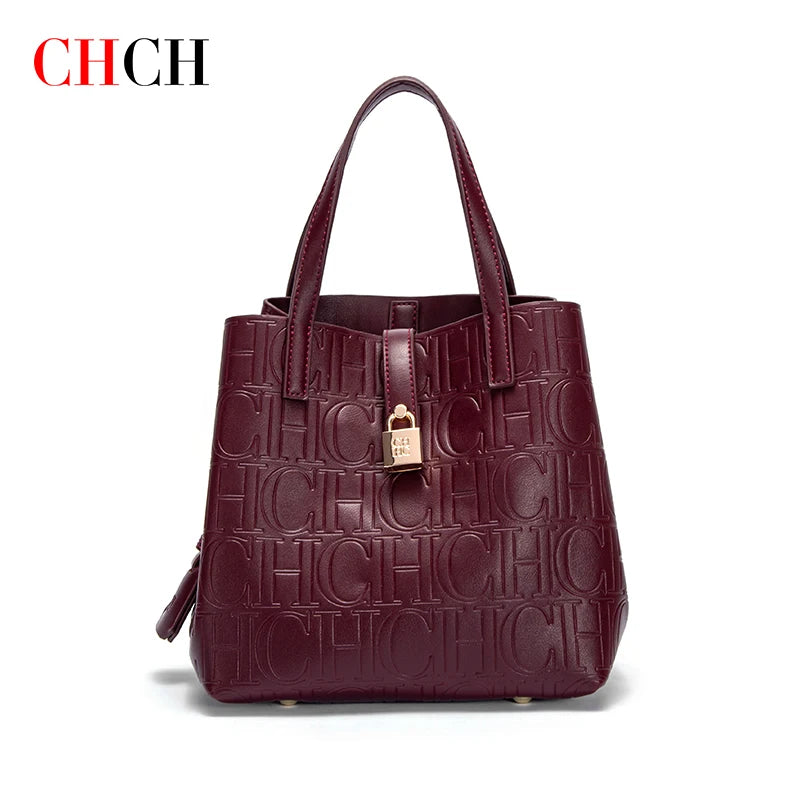 Steel Embossed PU Tote Bag – Elegant Handheld Shoulder Bag for Women