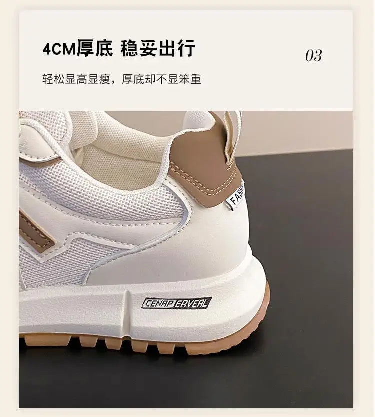 Sports Shoes for Women 2024 Spring New Super Hot Versatile Anti slip Casual Women's Shoes Soft Sole Running Little White Shoes