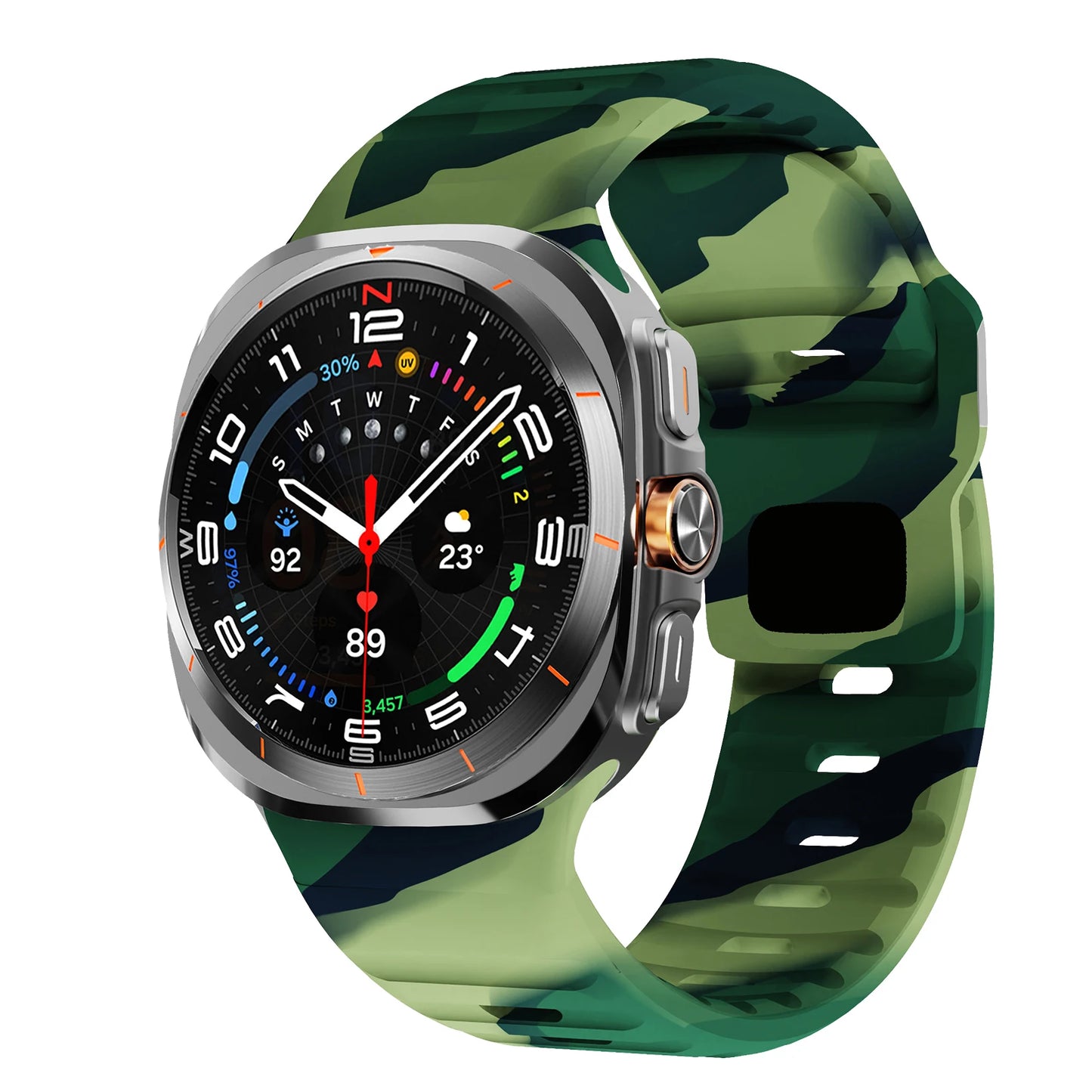 For Samsung Galaxy Watch 7 Ultra Strap 47mm Accessories correa Sport Silicone Bracelet For Galaxy Watch 8 ultra 2025 band 47 mm