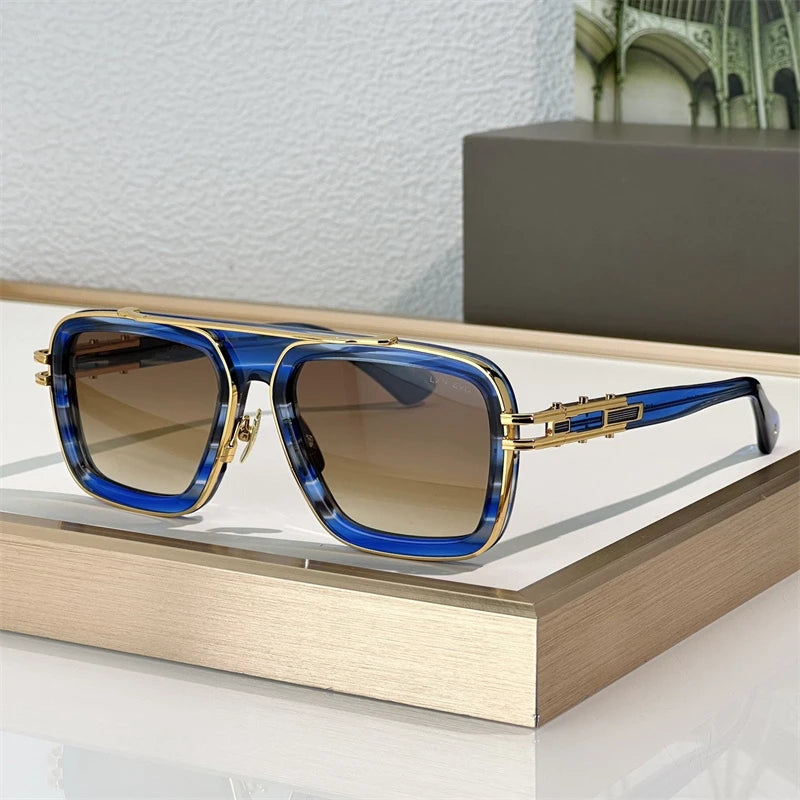 DILTA DTS403 Trendy Sunglasses for Women&men LXN-EVO Fashion UV400 Square Travel Vacation gafas de sol hombre
