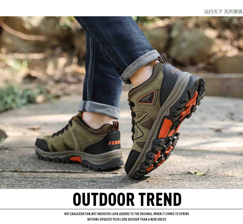 Men's Hiking Anti-velvet Outdoor Hiking Shoes Travel Hiking Sports Shoes Outdoor Sports Casual Shoes