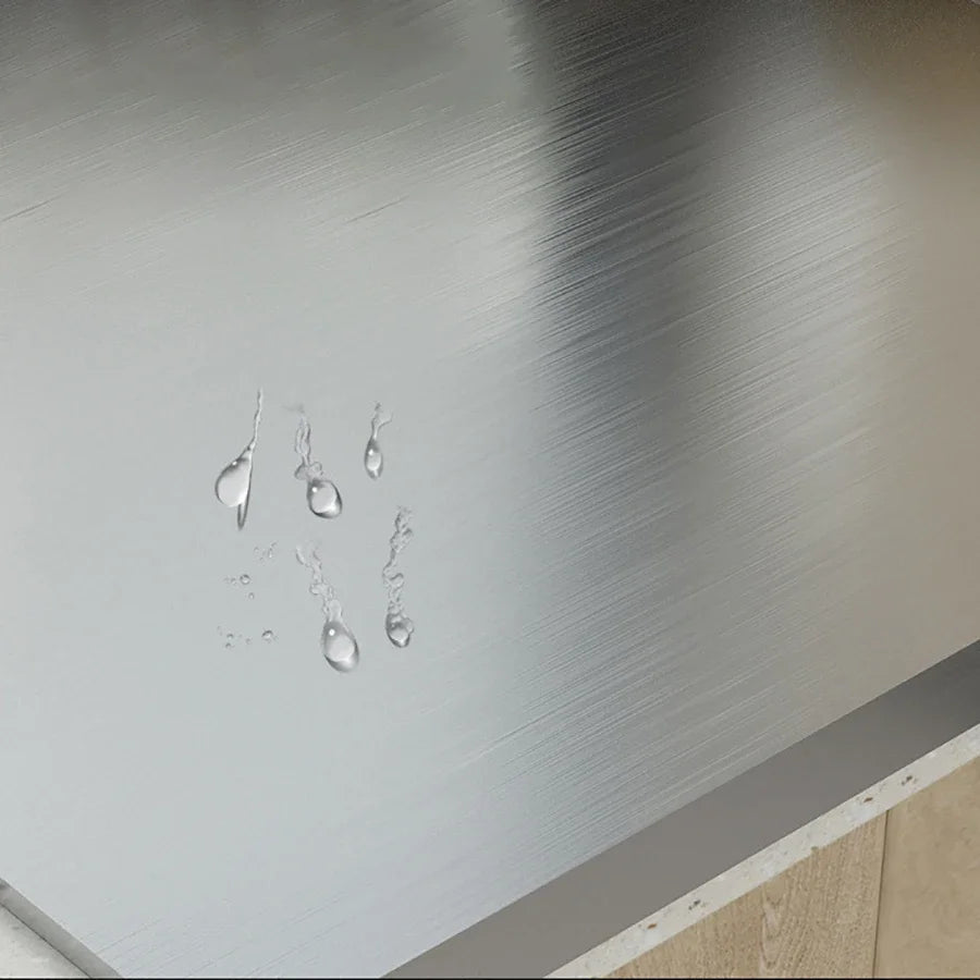 Stainless Steel Folding Cutting Board – Double-Sided, L-Shaped