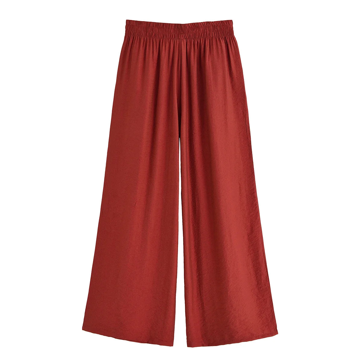 Women’s Summer 2-Piece Set – Loose Shirt & High-Waist Pants
