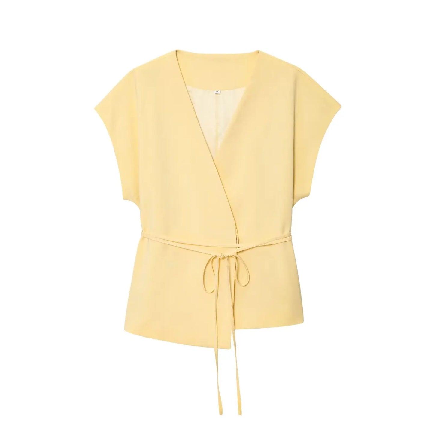 Women’s V-Neck Sleeveless Trouser Set – Summer Chic