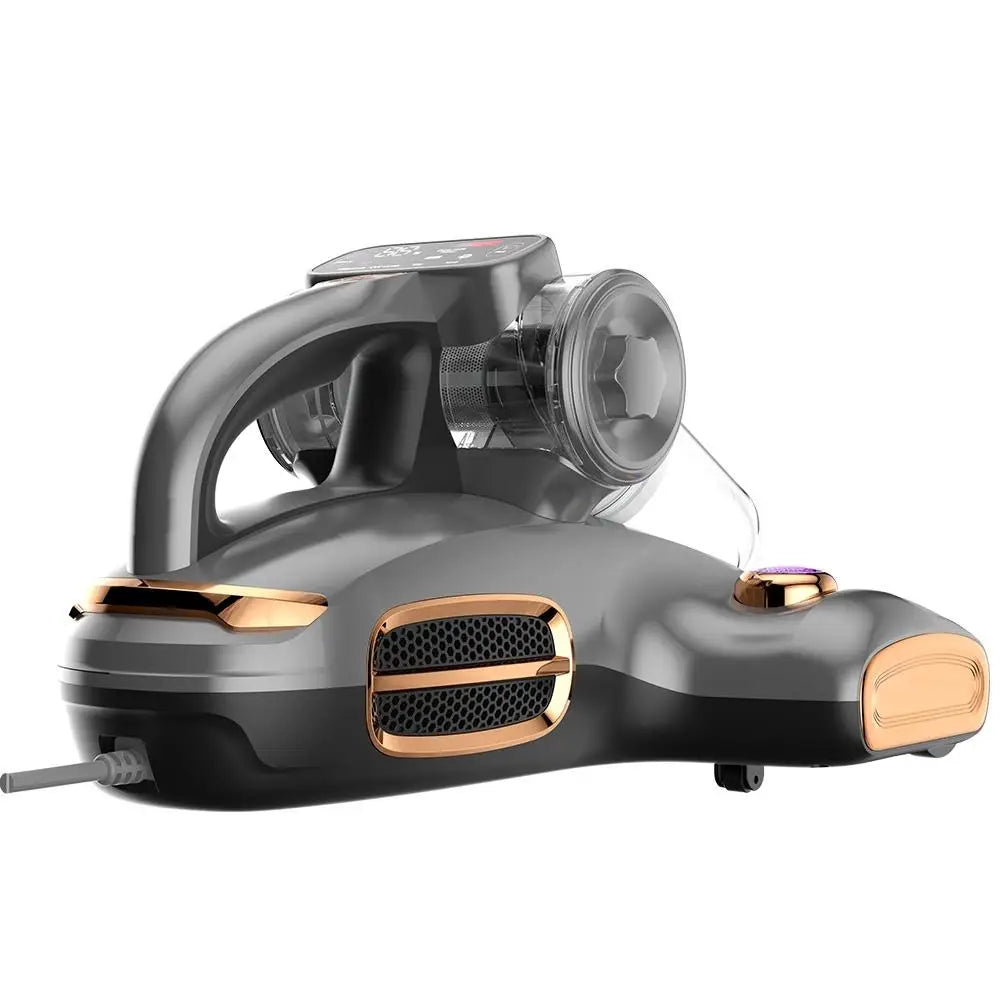 EU Stocks JIGOO T600 Bed Mattress Vacuum Cleaner Grey-EU-Dual Cup Design-99.99% Dust Mite Removal with Aroma-Diffused System