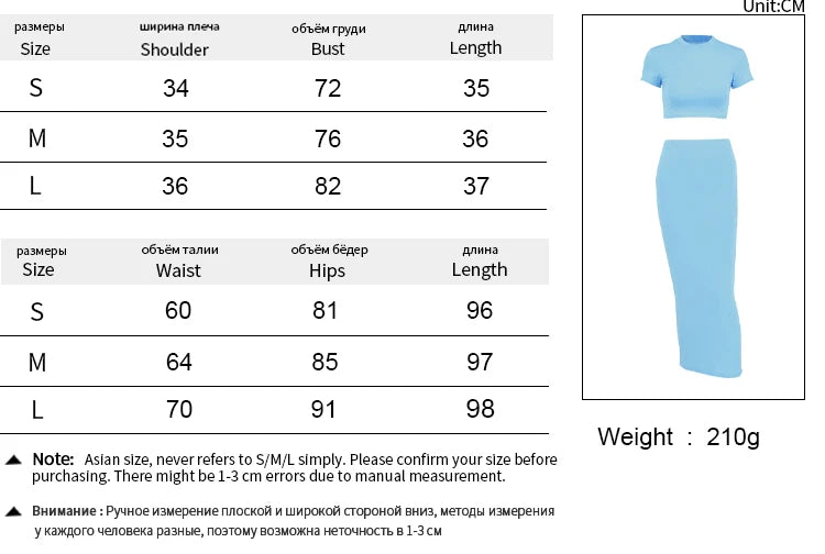 Women’s 2-Piece Crop Top & Skirt Set – Sexy Summer Partywear