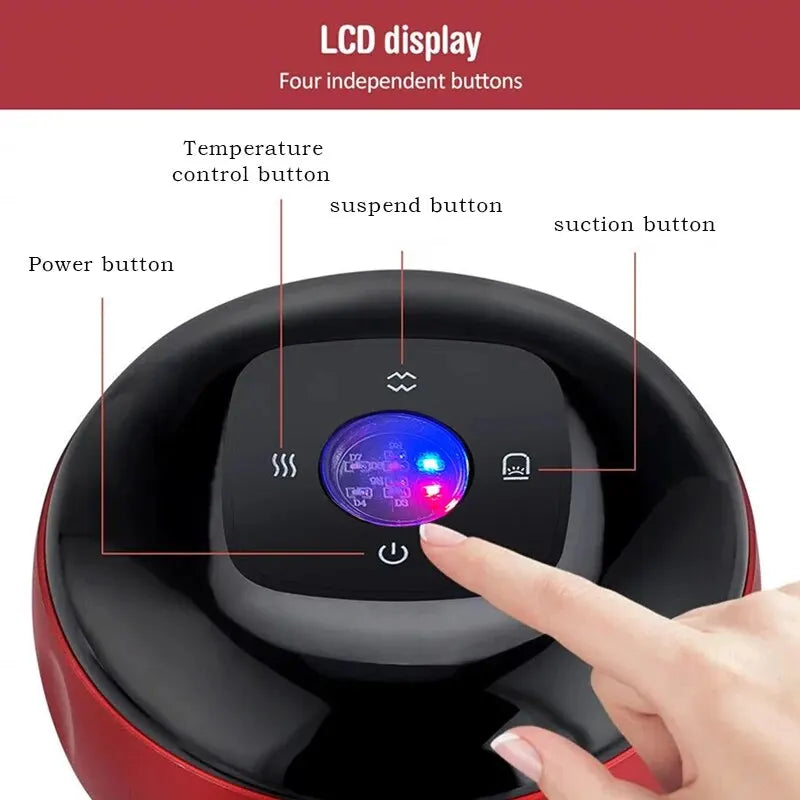 Smart Electric Cupping Massager with Heat & Suction