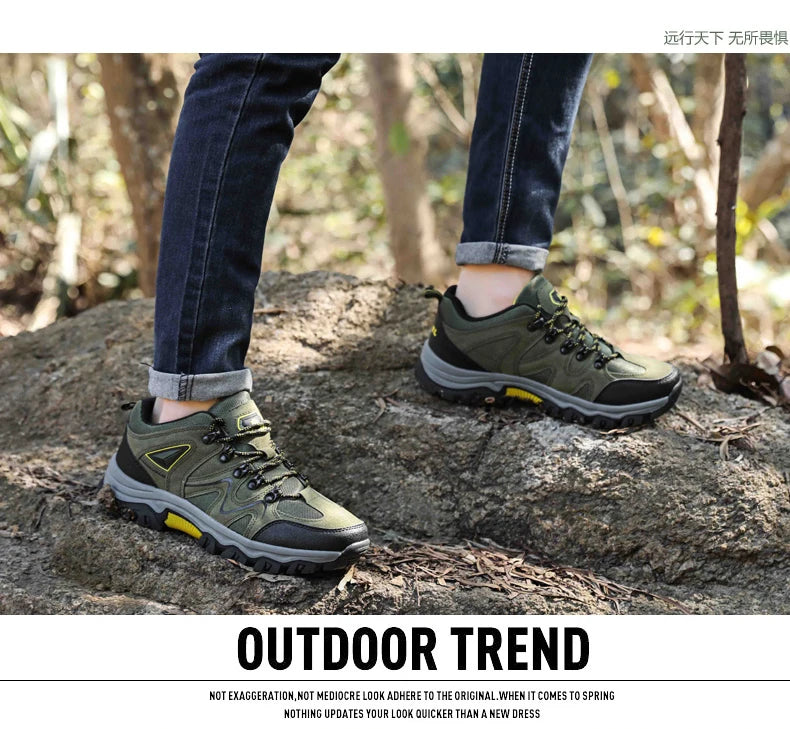 Men's Hiking Anti-velvet Outdoor Hiking Shoes Travel Hiking Sports Shoes Outdoor Sports Casual Shoes