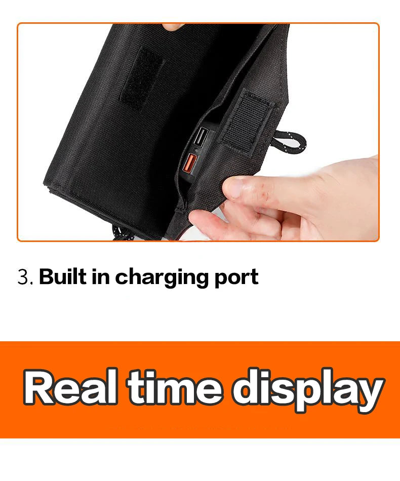 800W Foldable Solar Panel Charger – 20W USB/DC Output for Camping & Emergency Power