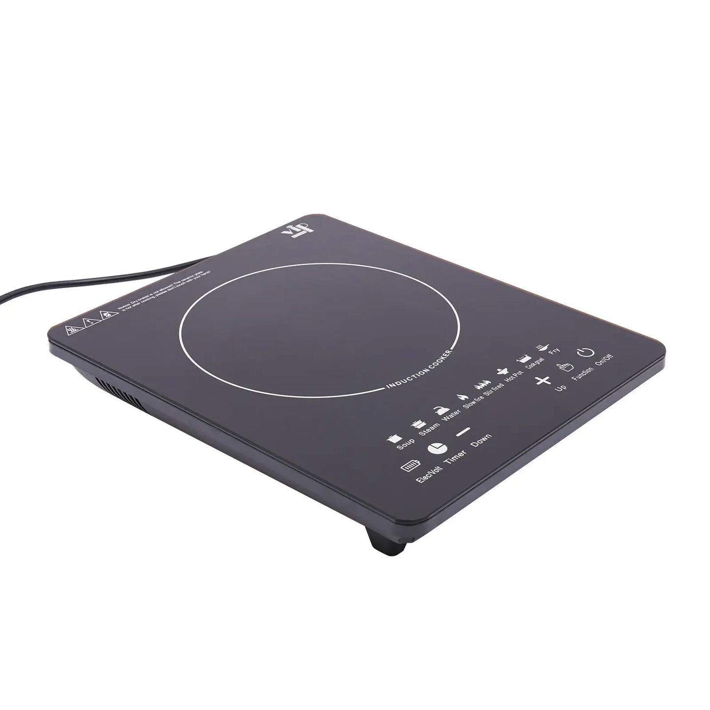 Portable 750W Induction Cooktop - Compact Electric Stove for Kitchen Countertop Use