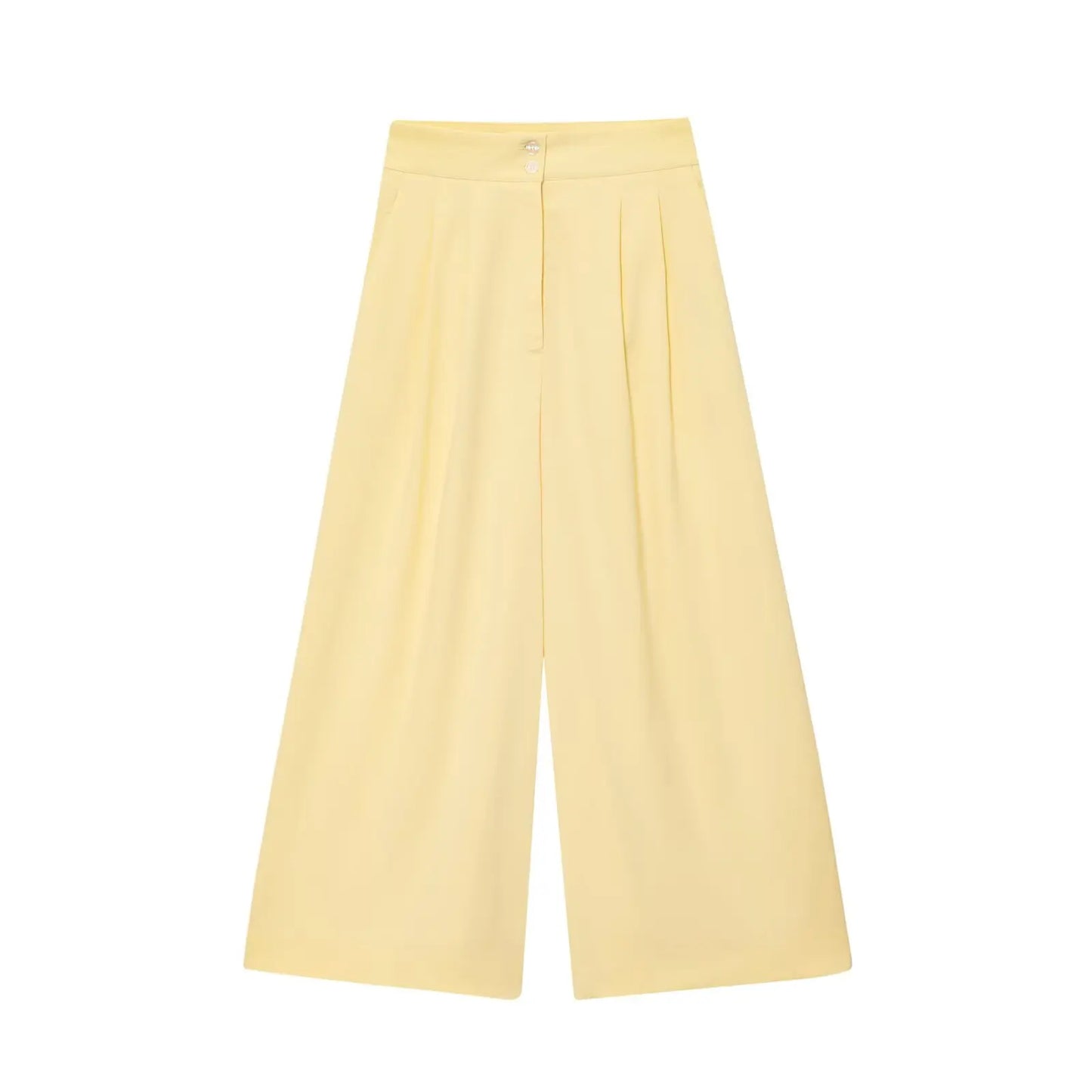 Women’s V-Neck Sleeveless Trouser Set – Summer Chic