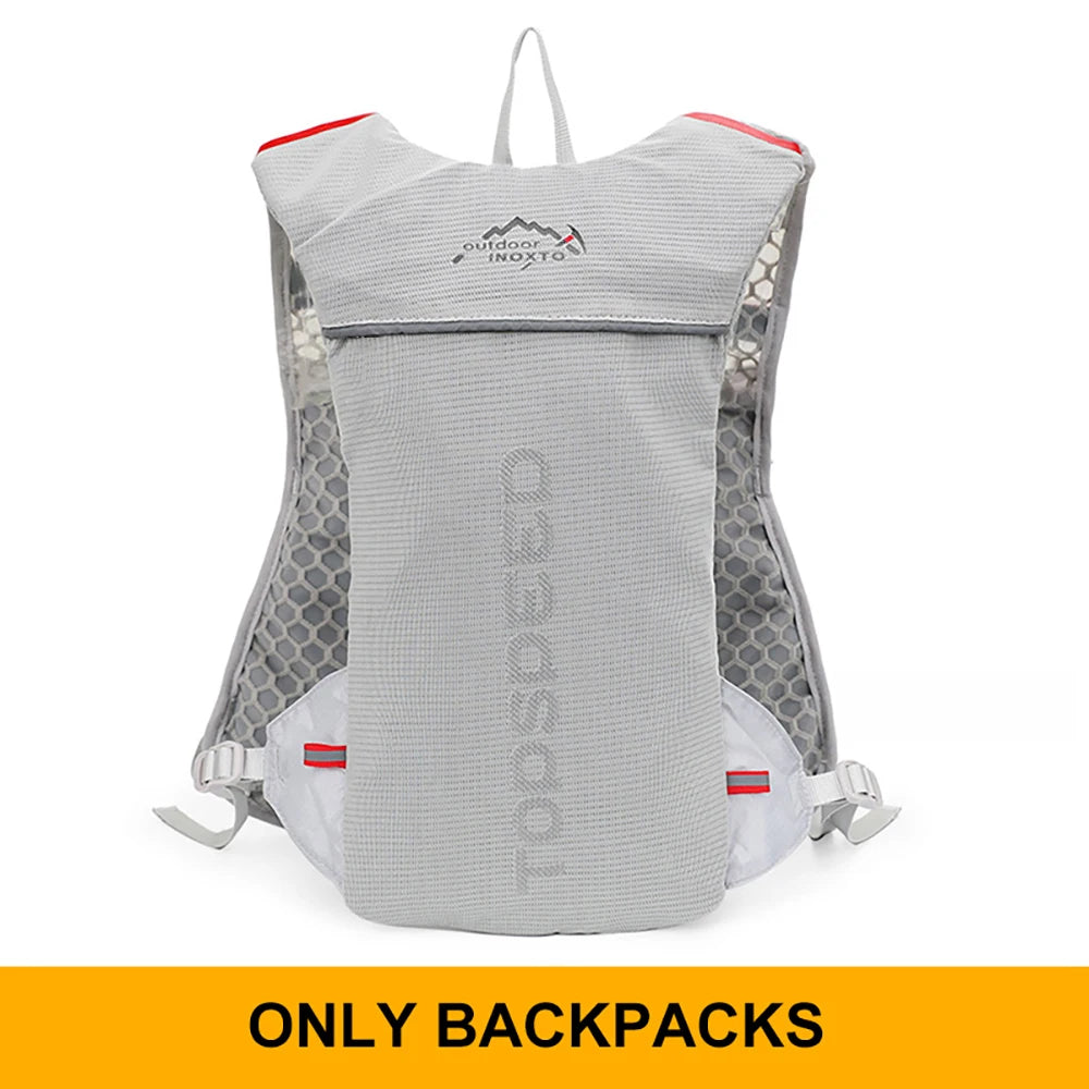 5L Ultralight Hydration Running Vest – Breathable Marathon & Cycling Backpack with 2×500ML Bottles