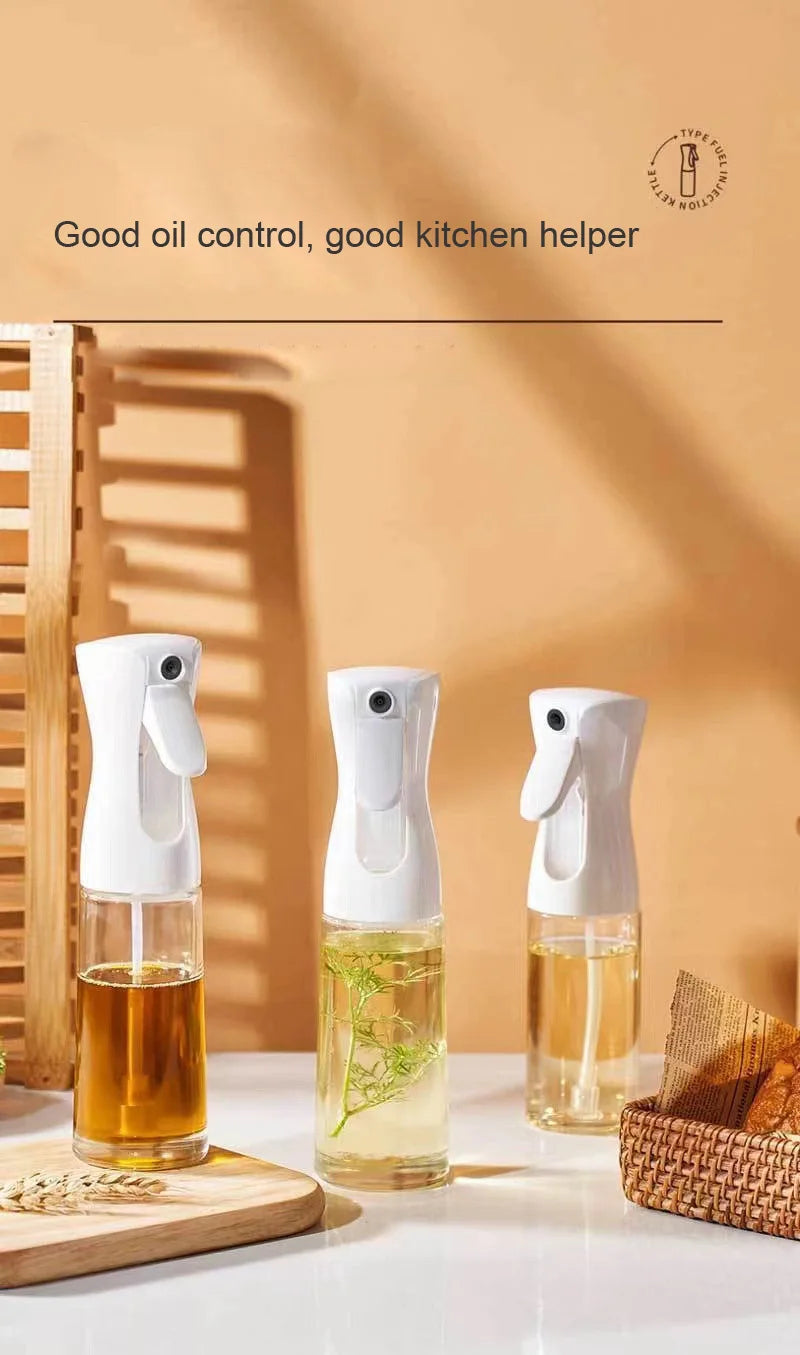 200ml/300ml Kitchen Oil Spray Bottle – Olive Oil Dispenser for Cooking & BBQ