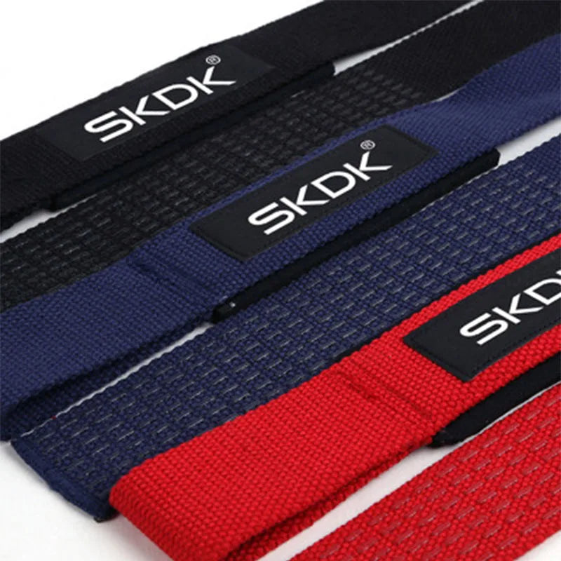 Weightlifting Wrist Straps Strength Training Booster Belt Adjustable Non-slip Gym Fitness Lifting Strap Wrist Support Grip Band
