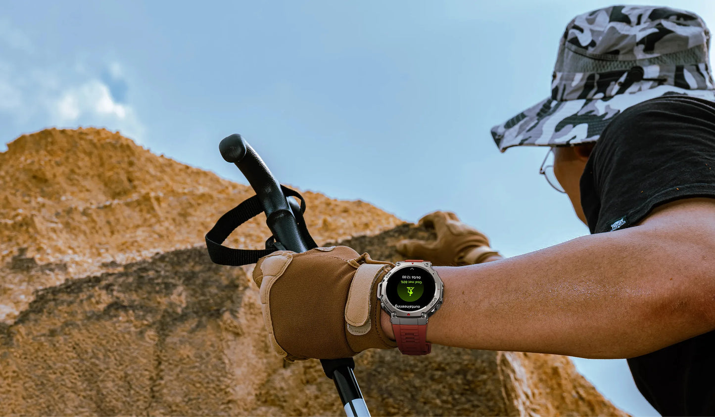 T-Rex 3 GPS Smart Watch 10ATM IP69K Waterproof Clock Compass Altimeter Call Military Sports Smartwatch Men For HUAWEI Bracelet