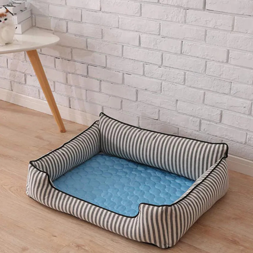 Dog Cooling Mat Summer Pad for Dogs Cat Blanket Breathable dog Bed Kennel Puppy Sleeping Sofa Cushion Dog Accessories
