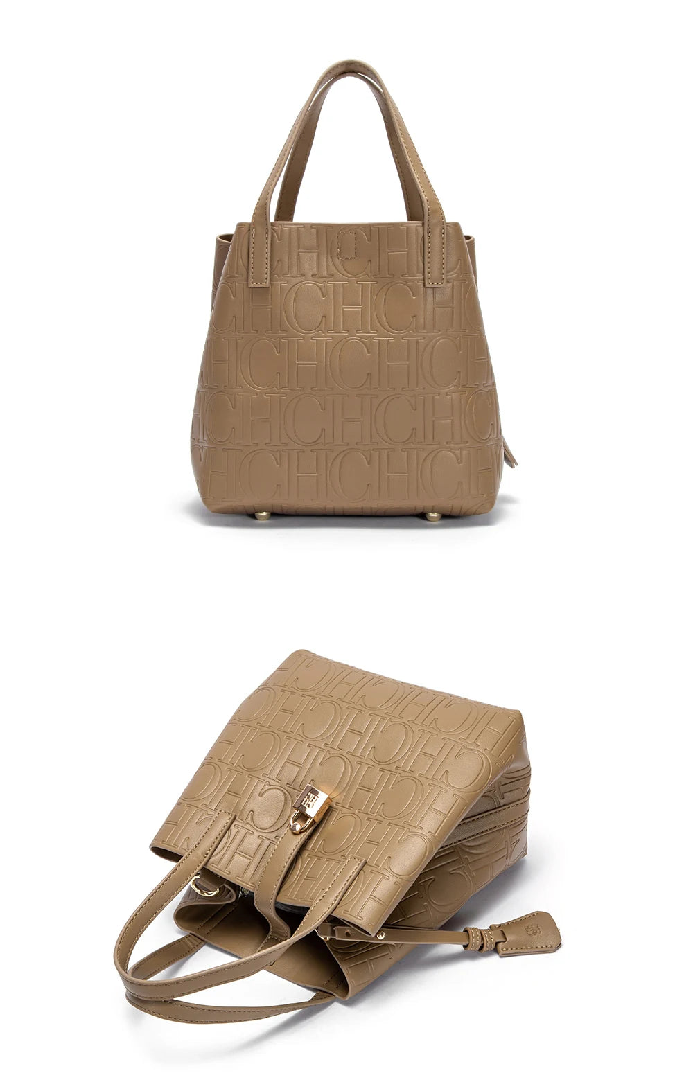 Steel Embossed PU Tote Bag – Elegant Handheld Shoulder Bag for Women