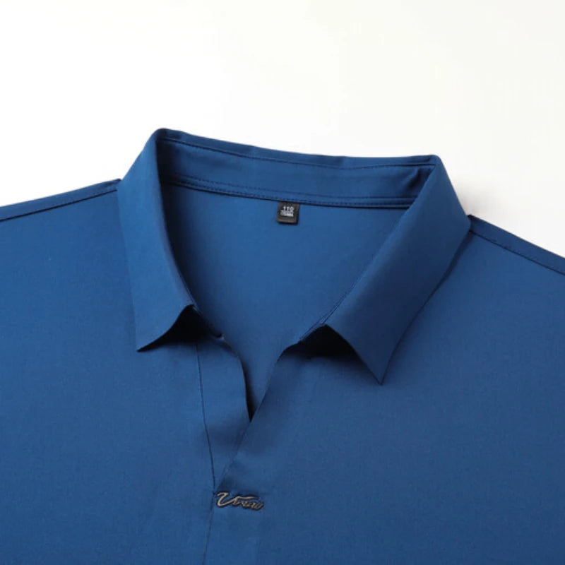 Men’s Stretch Polo Shirt – Quick-Dry Business Casual (M-4XL)