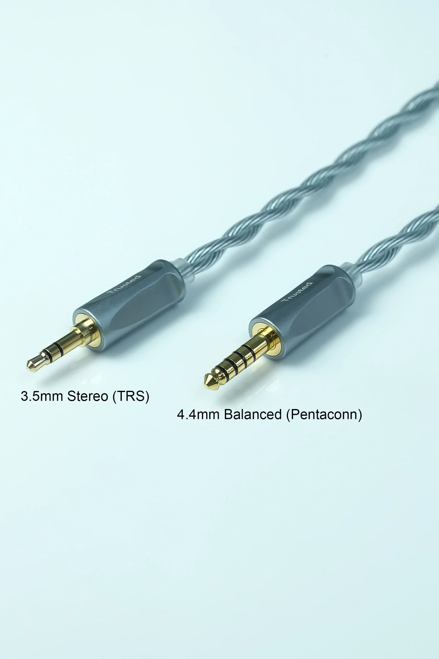 Trusted-50 LN2 Frozen 7N Pure OCC Oil-Graphene PdAg Earphone Cable 3.5mm/4.4mm Balanced MMCX/2Pin/QDC for IE900/IE600/HD600