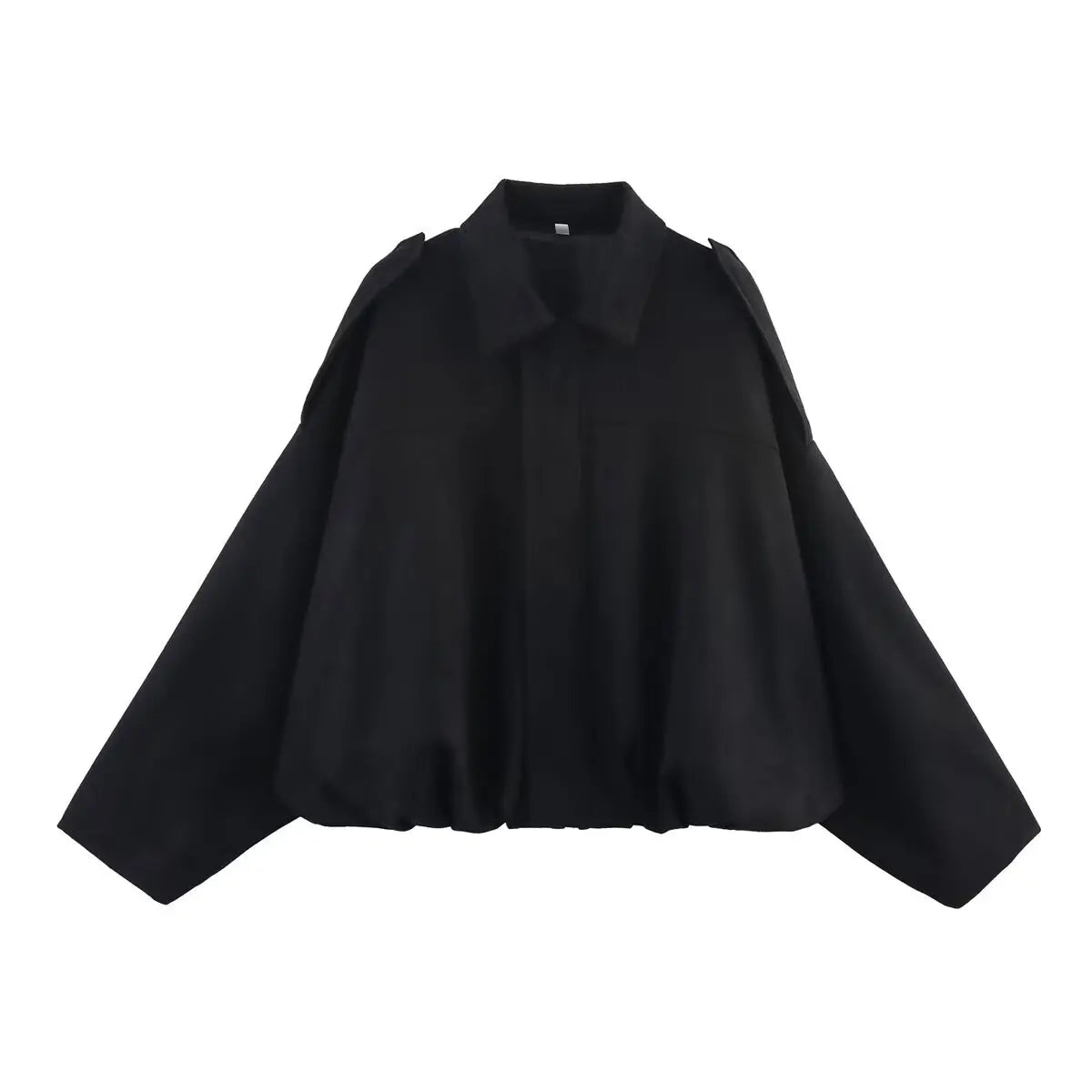 Women’s Suede-Texture Bomber Jacket – Casual Lapel Zip Coat | ETJ
