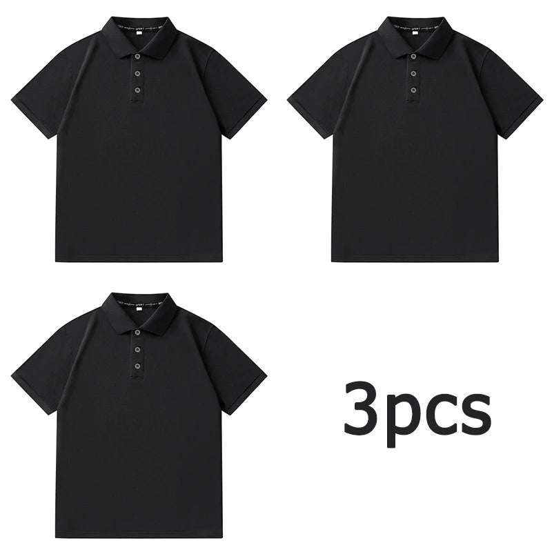 Men’s Plus Size Polo Shirt – Oversized Casual Tee (1XL–7XL)