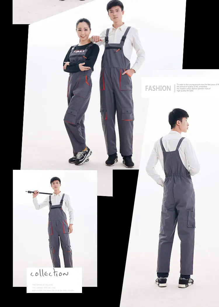 Work Overall Uniform Men Women Working Coveralls Welding Suit Car Repair Workshop Mechanic Plus Size Clothes