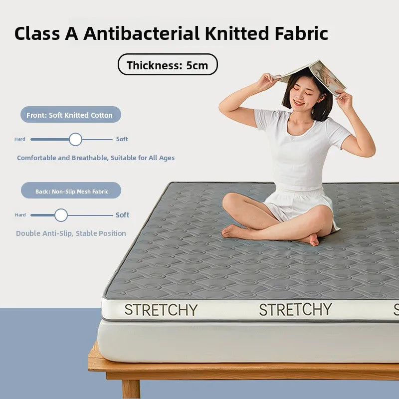 Home Use Soft Latex Foam Mattr Foldable Single Person Sponge Pad for Renting Aparents Student Dormi Floor Mat