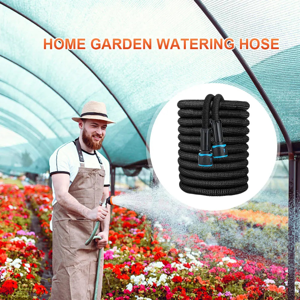 25FT-100FT Expandable Magic Hose Suitable for 3/4 " 1/2" Faucets High-Pressure Car Wash Water Gun Home Garden Watering Hose gard