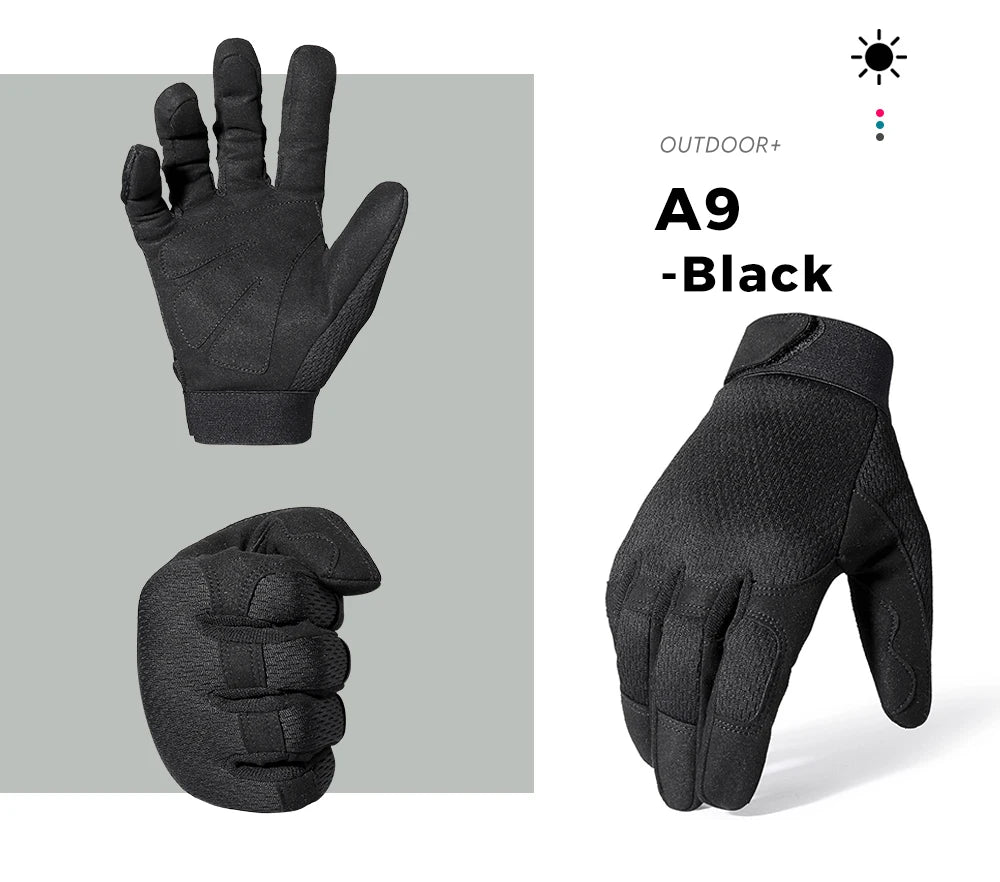 Outdoor Tactical Gloves Touch Screen Hunting Sport Cycling Camping Hiking Paintball Work Driving Lightweight Full Finger Men