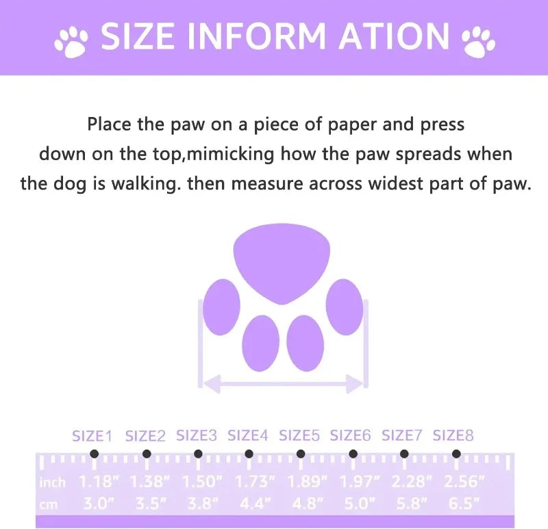 Reflective Waterproof Dog Boots – Anti-Slip Outdoor Shoe