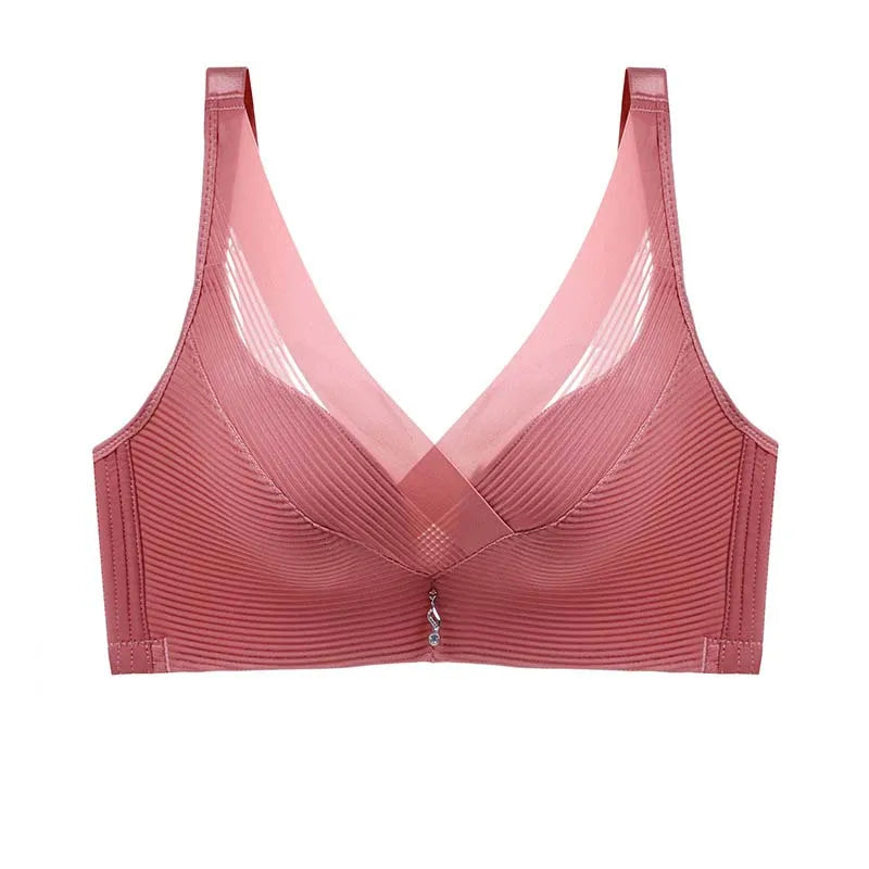 Women's Breathable Cotton Bralette – Adjustable, Seamless & Wire-Free for All-Day Comfort