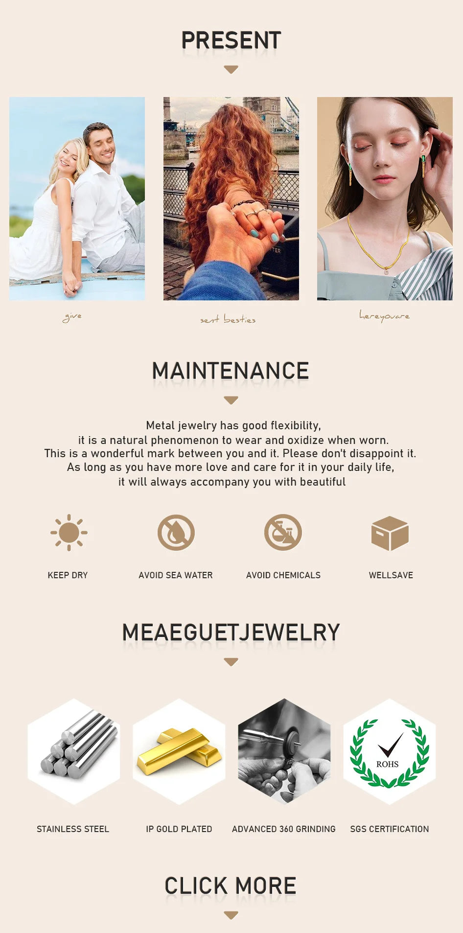 Gold Lariat Y Necklace for Women – Dainty CZ Drop Chain
