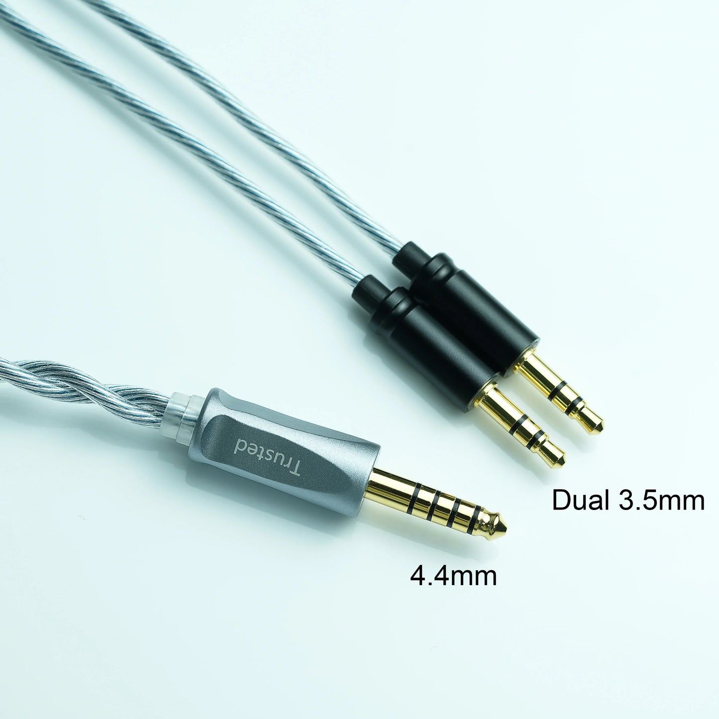 Trusted-50 LN2 Frozen 7N Pure OCC Oil-Graphene PdAg Earphone Cable 3.5mm/4.4mm Balanced MMCX/2Pin/QDC for IE900/IE600/HD600