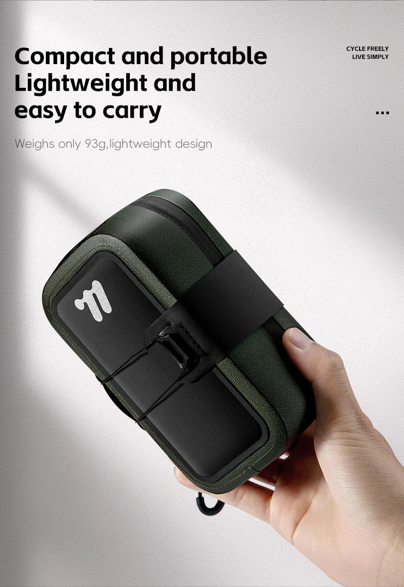 Waterproof Bike Saddle Bag – Compact 600D TPU Cycling Storage by West Biking