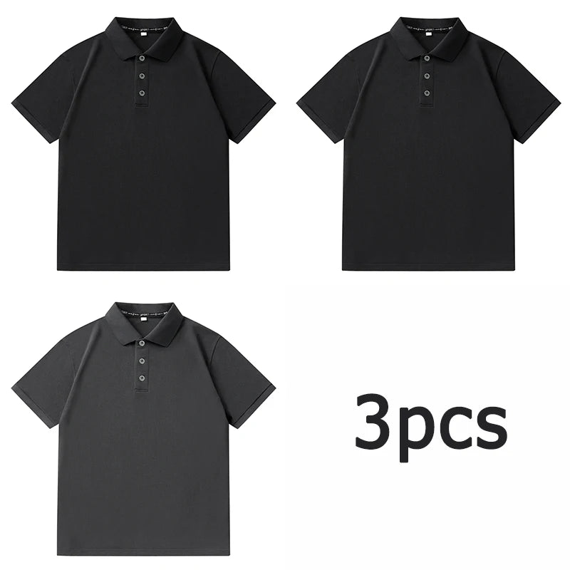 Men’s Plus Size Polo Shirt – Oversized Casual Tee (1XL–7XL)