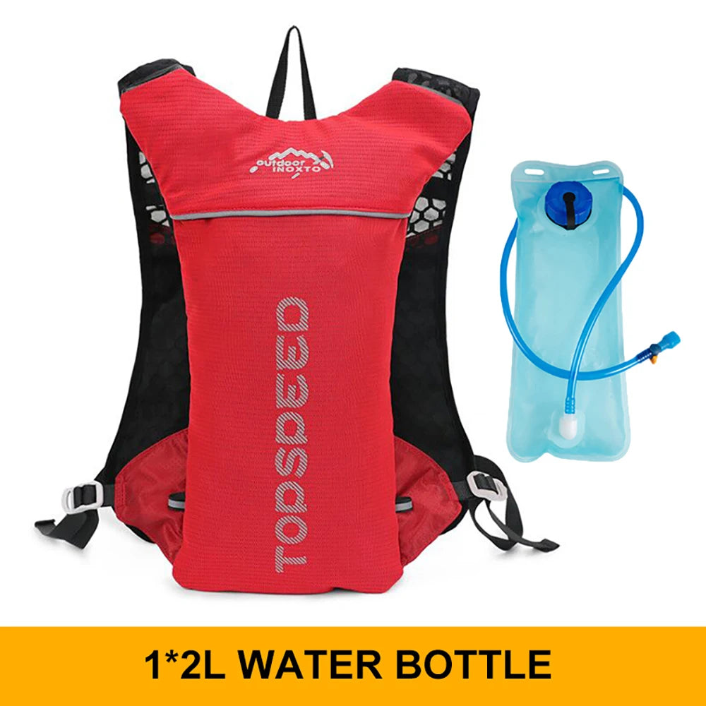 5L Ultralight Hydration Running Vest – Breathable Marathon & Cycling Backpack with 2×500ML Bottles