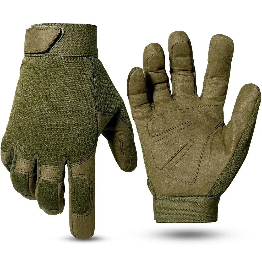 Outdoor Tactical Gloves Touch Screen Hunting Sport Cycling Camping Hiking Paintball Work Driving Lightweight Full Finger Men