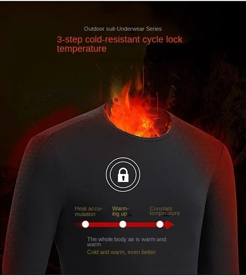 30 Zones Heating Heated Underwear Women Men Motorcycle Jacket USB Electric Heating Underwear Fleece