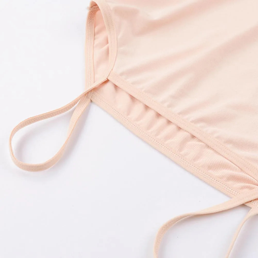 Sexy Sling Camisoles Women Crop Tops Solid Color Sleeveless T-shirt Base Tee Tops Skinny Vest Female Slimming Tanks Underwear